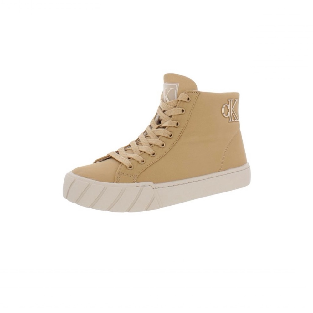 New in box. Calvin Klein Jeans high top sneakers . Size 6m .